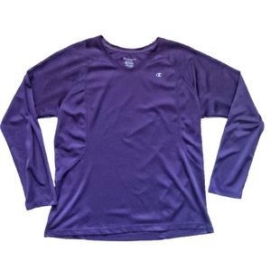 Champion Long Sleeve Atheltic Top Purple XL